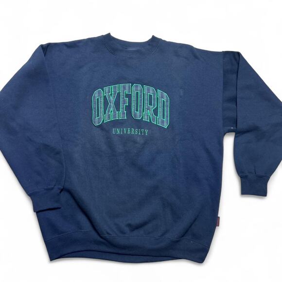 Oxford Campus Stores 90s Vintage England University Sportswear Sweatshirt XL - Picture 2 of 6